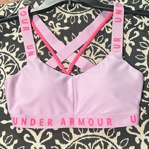Under Armour, criss-cross sports bra. Small
